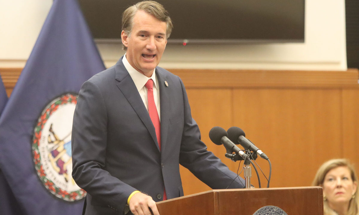 This is a photo of Virginia Governor Glenn Youngkin.